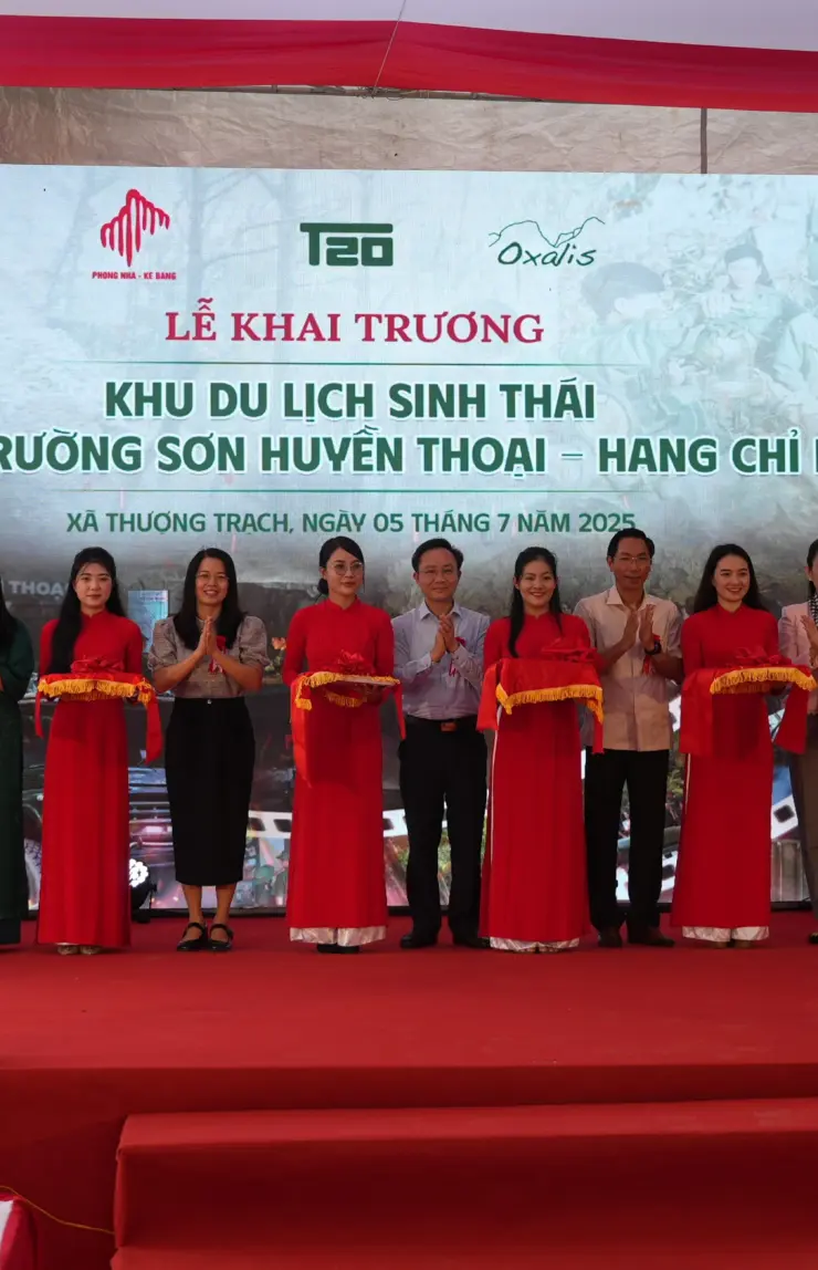 Trang chủ 114 Khai trương khu du lịch sinh thái “Đường Trường Sơn huyền thoại – Hang Chỉ Huy”