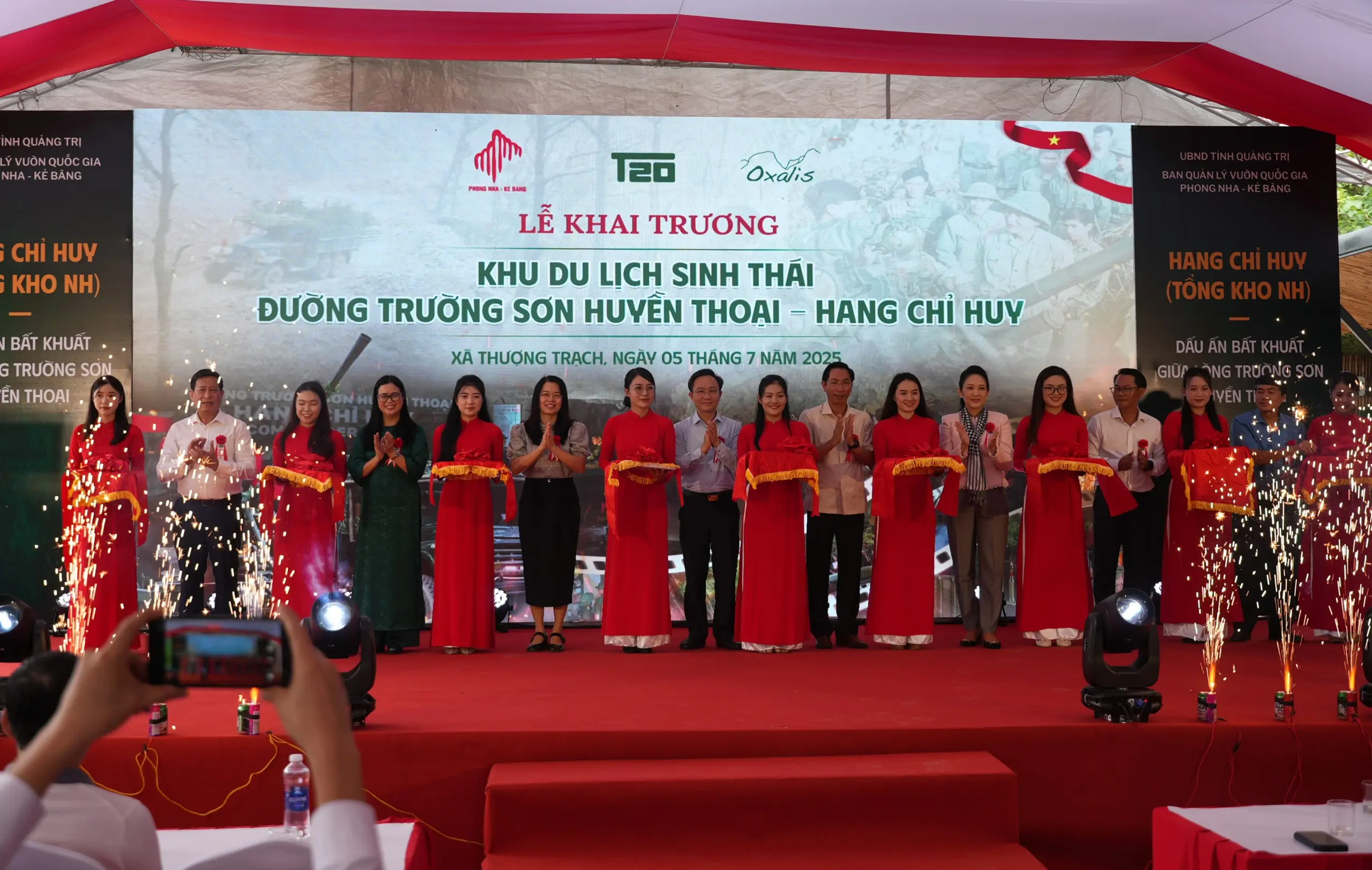 Khai trương khu du lịch sinh thái “Đường Trường Sơn huyền thoại – Hang Chỉ Huy”