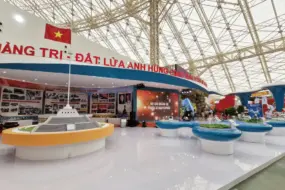 Ấn tượng không gian trưng bày triển lãm của Quảng Trị