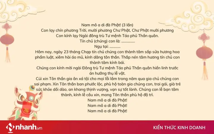 Bài Cúng Ông Công Ông Táo 2026: Chi Tiết Thờ Cúng, Văn Khấn Chuẩn, Thời Gian Vàng Và Những Lưu Ý Quan Trọng