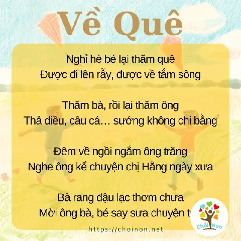 Tuyển Tập Bài Thơ Về Quê Mầm Non Hay Nhất, Ý Nghĩa Dành Cho Bé Yêu 2026