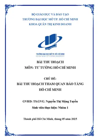 Bài Thu Hoạch Bảo Tàng Thành Phố Hồ Chí Minh: Hành Trình Chạm Tay Lịch Sử Và Cảm Nhận Năm 2026