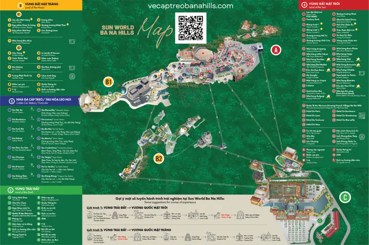 Bản Đồ Đi Bà Nà Hills 2026: Hướng Dẫn Chi Tiết Các Tuyến Đường, Điểm Check-in & Mẹo Du Lịch "chuẩn Không Cần Chỉnh"