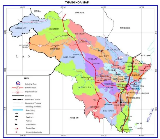 Bản Đồ Thanh Hóa Việt Nam 2026: Chi Tiết Hành Chính, Du Lịch, Giao Thông & Hướng Dẫn Sử Dụng Hiệu Quả
