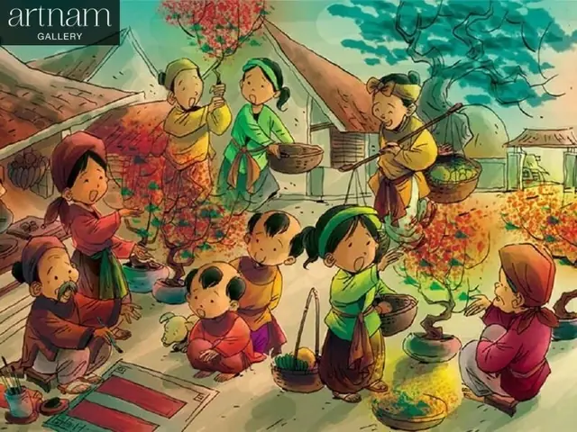 Bức Tranh Vẽ Về Lễ Hội: Hành Trình Màu Sắc, Cảm Xúc Và Bản Sắc Văn Hóa Qua Lăng Kính Nghệ Thuật Năm 2026
