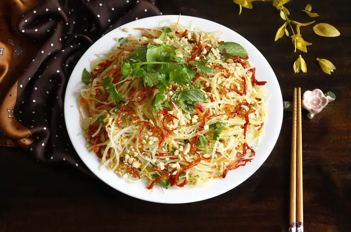 Cách Làm Nộm Du Đủ Bò Khô Chuẩn Vị Quảng Ngãi – Bí Quyết Giòn Tan, Chua Ngọt Hài Hòa "chinh Phục" Mọi Thính Vị Năm 2026