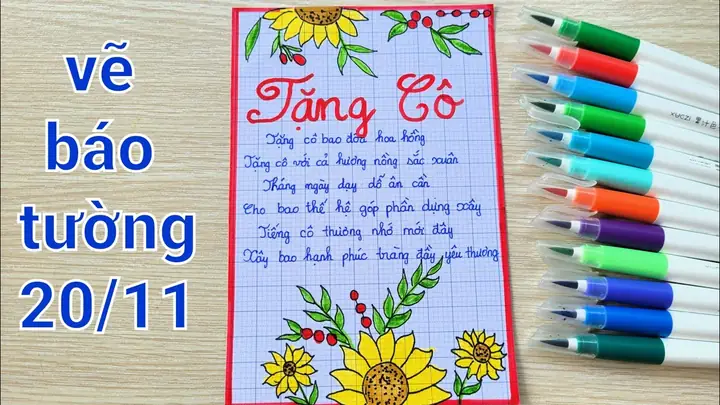Cách Vẽ Báo Tường Ngày 20/11 Đẹp, Ý Nghĩa Chào Mừng Ngày Nhà Giáo Việt Nam 2026 Cách Vẽ Báo Tường Ngày 20/11 Đẹp, Ý Nghĩa Chào Mừng Ngày Nhà Giáo Việt Nam 2026