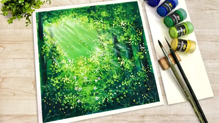Hướng Dẫn Chi Tiết Cách Vẽ Tranh Phong Cảnh Bằng Màu Nước Cho Người Mới Bắt Đầu Năm 2026