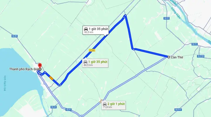 Cần Thơ Cách Rạch Giá Bao Nhiêu Km? Chi Tiết Quãng Đường, Thời Gian, Lộ Trình Và Kinh Nghiệm Di Chuyển Mới Nhất 2026