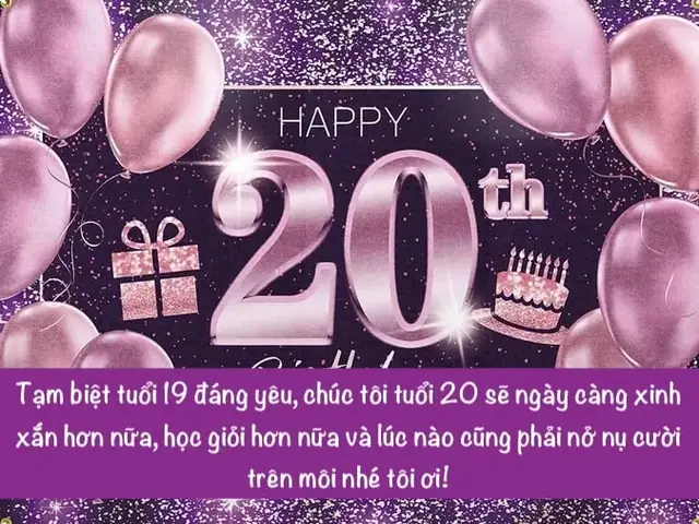 Chúc Mừng Sinh Nhật Tuổi 20: Tổng Hợp Những Lời Chúc Ý Nghĩa, Độc Đáo, Chạm Đến Tim Người Nhất Năm 2026