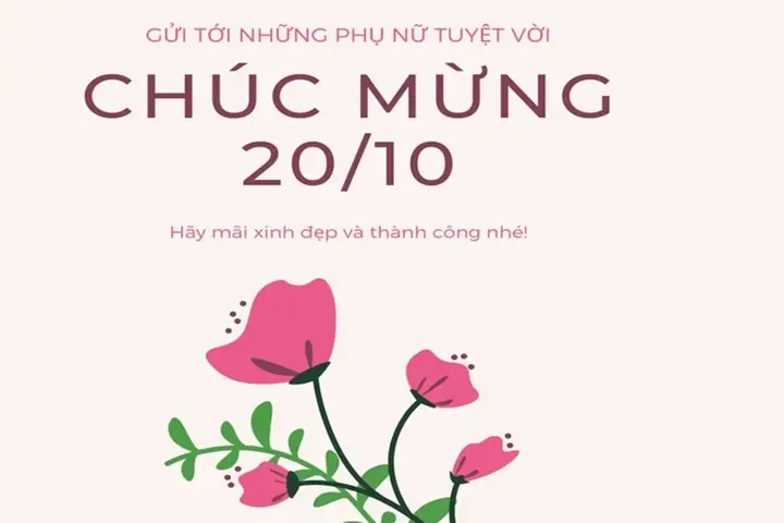 Top 50+ Mẫu Thiệp Chúc Mừng 20/10 Năm 2026 Hay, Sâu Lắng, Tặng Mẹ, Vợ, Người Yêu, Đồng Nghiệp Đầy Ý Nghĩa