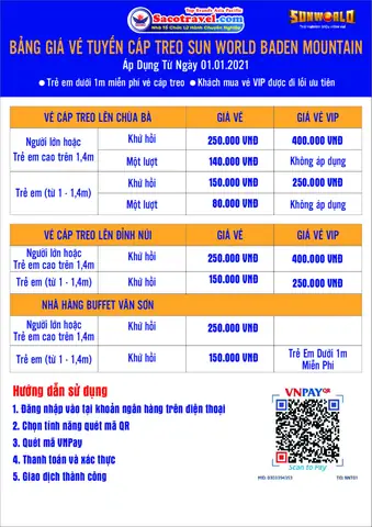 Giá Vé Cáp Treo Lên Đỉnh Núi Bà Đen 2026: Bảng Giá Chi Tiết, Lộ Trình Mới & Kinh Nghiệm Du Lịch Trọn Vẹn