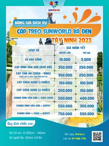 Giá Vé Cáp Treo Lên Đỉnh Núi Bà Đen 2026: Bảng Giá Chi Tiết, Lộ Trình Mới & Kinh Nghiệm Du Lịch Trọn Vẹn