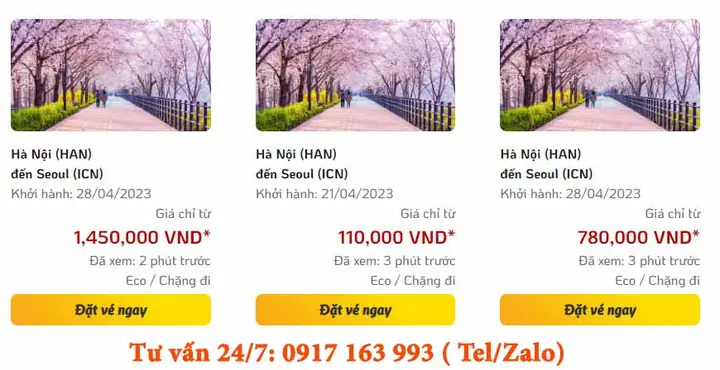 Giá Vé Máy Bay Từ Hà Nội Sang Hàn Quốc 2026: Bảng Giá Chi Tiết, Xu Hướng Mới & Bí Quyết Săn Vé Rẻ "chạm Đáy"