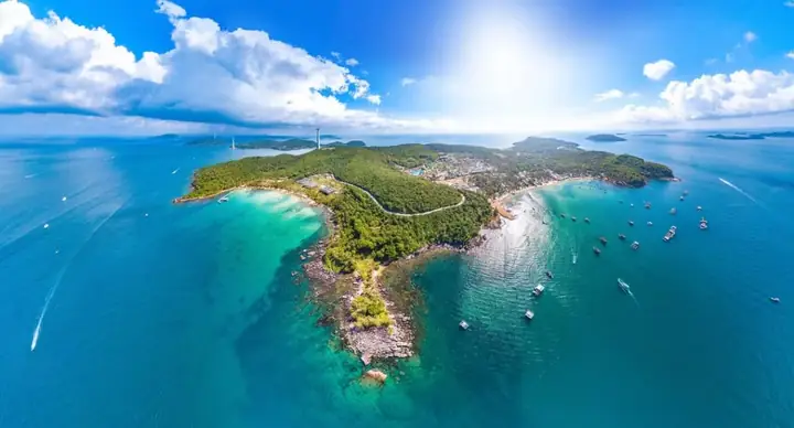 Hình Ảnh Toàn Cảnh Đảo Phú Quốc 2026: Khám Phá Thiên Đường Biển Xanh Qua Ống Kính Panorama
