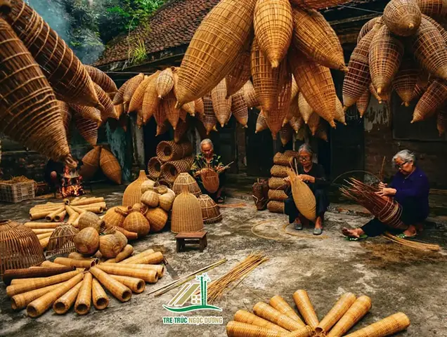 Làng Nghề Mây Tre Đan Bình Dương 2026: Hành Trình Từ Gốc Rễ Truyền Thống Đến Đỉnh Cao Thiết Kế Hiện Đại