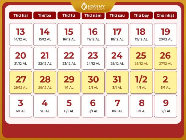 Lịch Tết Nguyên Đán 2026 Chi Tiết: Ngày Giỗ Táo, Giao Thừa, Mùng 1, Lịch Nghỉ Lễ Và Những Điều Cần Biết Để Đón Năm Mới Trọn Vẹn Lịch Tết Nguyên Đán 2026 Chi Tiết: Ngày Giỗ Táo, Giao Thừa, Mùng 1, Lịch Nghỉ Lễ Và Những Điều Cần Biết Để Đón Năm Mới Trọn Vẹn