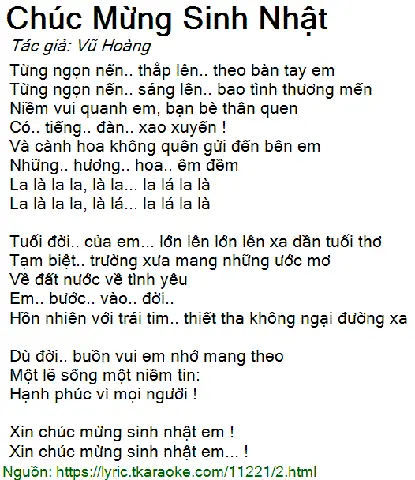 Tổng Hợp Lời Bài Hát Chúc Mừng Sinh Nhật Tiếng Việt Hay Nhất 2026: Từ Những Ca Khúc Kinh Điển Đến Xu Hướng Mới