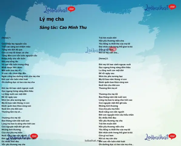 Lời Bài Hát Mong Cha Mẹ An Vui: Toàn Bản Lyrics, Phân Tích Sâu Sắc Ý Nghĩa Và Giá Trị Nhân Văn Năm 2026