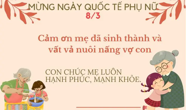 Lời Chúc 8/3 Cho Mẹ Vợ Năm 2026: Tập Hợp Những Câu Chúc Ý Nghĩa, Sâu Lắng, Giúp Con Rể "được Điểm" Tuyệt Đối