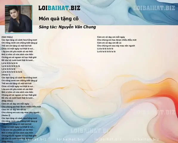 Top 20+ Bài Hát "món Quà Tặng Cô" Hay Nhất 2026: Melodie Tri Ân Thầy Cô, Chạm Đầy Cảm Xúc Ngày 20/11