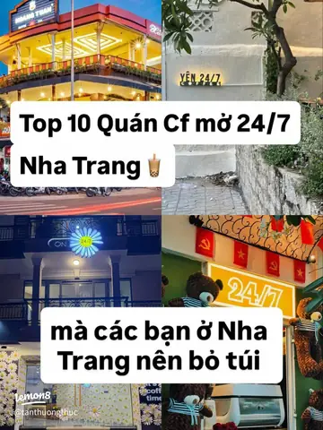 Top 15+ Quán Cafe Mở 24/24 Ở Nha Trang 2026: Địa Chỉ "sống Ảo", Làm Việc Remote, Ăn Đêm Ngon - Giá Tốt