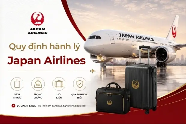 Quy Định Hành Lý Japan Airlines Năm 2026: Tất Cả Những Điều Du Khách Cần Biết Về Khối Lượng, Phí Và Mẹo Lưu Trí