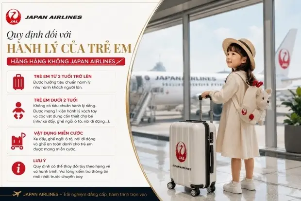 Quy Định Hành Lý Japan Airlines Năm 2026: Tất Cả Những Điều Du Khách Cần Biết Về Khối Lượng, Phí Và Mẹo Lưu Trí