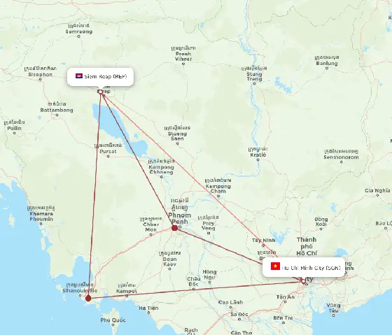 Chuyến Bay Siem Reap - TP.HCM 2026: Lịch Bay, Giá Vé, Hãng Hàng Không & Mẹo Săn Vé Rẻ Mới Nhất