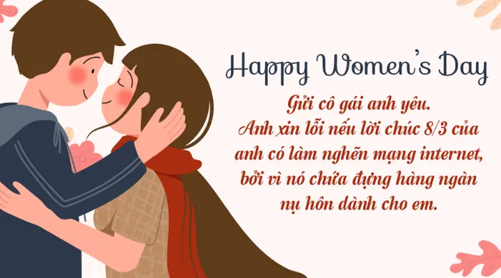 Top 100+ STT Chúc Bạn Gái 8/3 Năm 2026: Ngắn Gọn, Sâu Lắng, Hài Hước, "chạm" Được Tim Cô Ấy