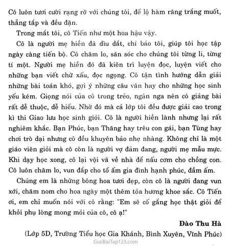 Những Người Gieo Mầm: Tả Thầy Cô Giáo Đã Từng Dạy Em – Hình Ảnh Của Sự Tận Tâm Và Đam Mê Năm 2026