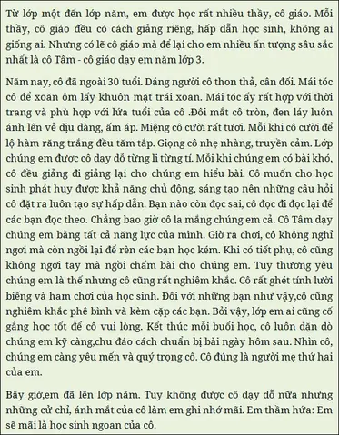 Những Người Gieo Mầm: Tả Thầy Cô Giáo Đã Từng Dạy Em – Hình Ảnh Của Sự Tận Tâm Và Đam Mê Năm 2026