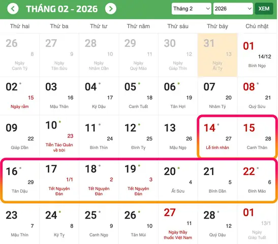 Tết Nguyên Đán 2026 Bắt Đầu Từ Ngày Nào? Lịch Nghỉ Tết Chi Tiết, Ý Nghĩa Và Những Điều Cần Biết Để Đón Năm Mới Trọn Vẹn