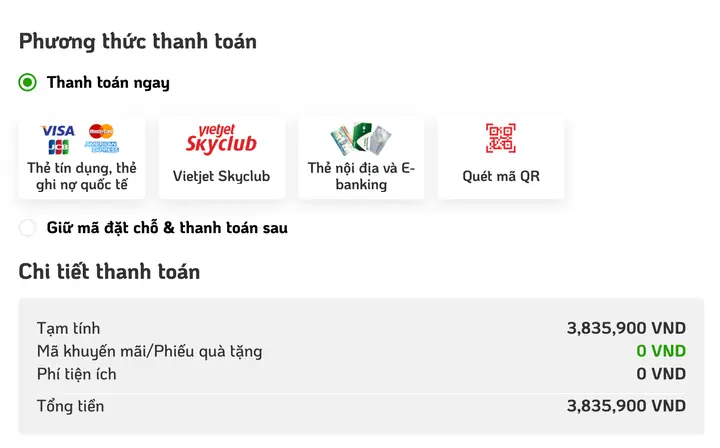 Thanh Toán Sau Vé Máy Bay Vietjet 2026: Hướng Dẫn Chi Tiết Quy Trình, Điều Kiện, Lãi Suất 0% Và Kinh Nghiệm "săn" Vé Rẻ An Toàn