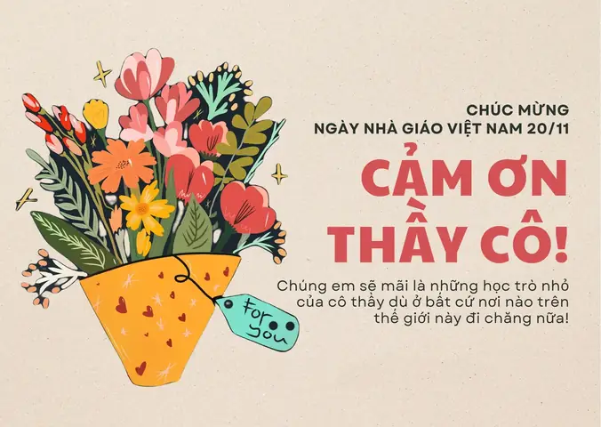 Top Thiệp Tặng Cô Ngày 20/11 Năm 2026: Ý Nghĩa, Xu Hướng Mới & Mẫu Viết Chạm Đỉnh Cảm Xúc