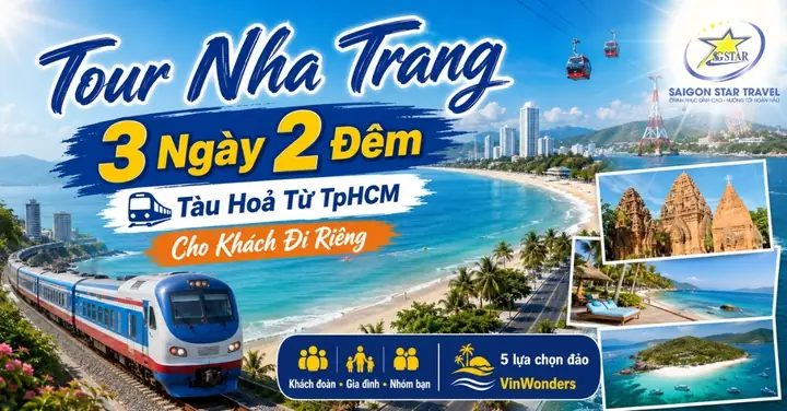 Tour Nha Trang 3 Ngày 2 Đêm Từ Sài Gòn 2026: Hành Trình Khám Phá Biển Xanh, Cẩm Nang Chi Tiết Giá Tốt, Lịch Trình Chuẩn Không Cần Điều Chỉnh