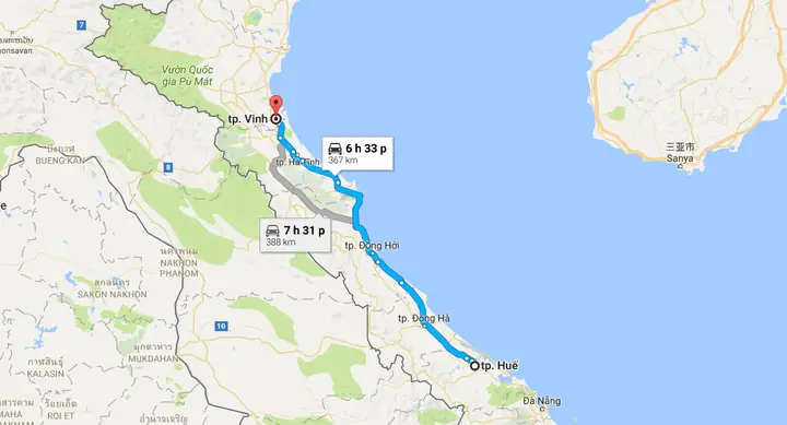 Từ Nghệ An Đến Huế Bao Nhiêu Km? Chi Tiết Quãng Đường, Thời Gian Và Các Lộ Trình Di Chuyển Mới Nhất Năm 2026