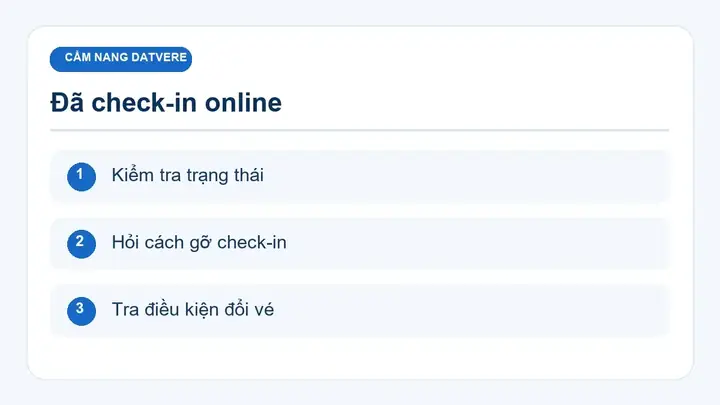 Vé Đã Check-in Online Có Đổi Được Không? Quy Định Mới Nhất 2026 Của Các Hãng Hàng Không Việt Nam Và Quốc Tế