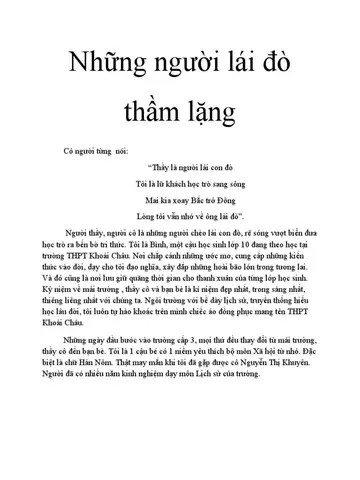 Nghệ Thuật Vẽ Người Lái Đò Thầm Lặng: Hành Trình Từ Quan Sát Đến Cảm Xúc Năm 2026