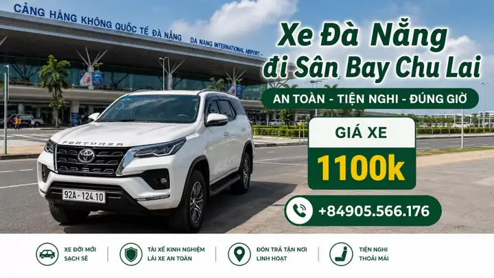 Xe Đà Nẵng Đi Chu Lai 2026: Bảng Giá Mới Nhất, Review Các Loại Xe & Kinh Nghiệm Đi Lại An Toàn, Tiết Kiệm